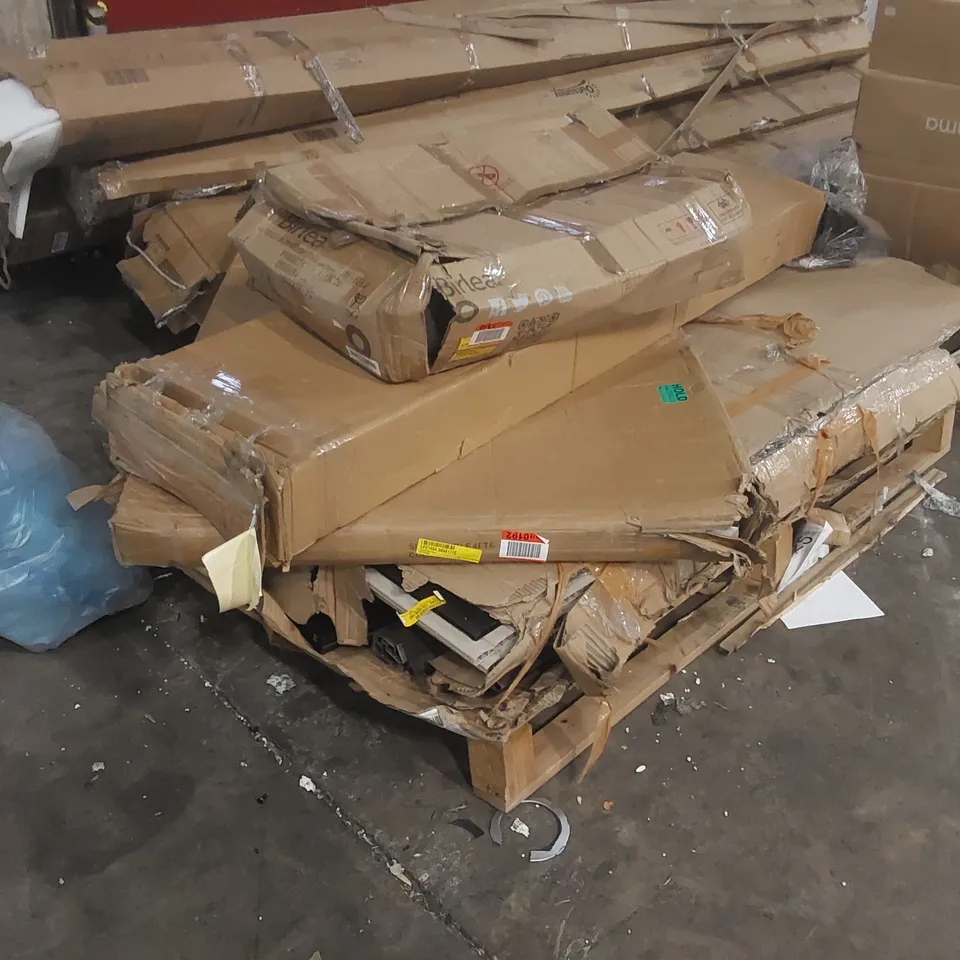 PALLET CONTAINING ASSORTED FURNITURE PARTS ECT