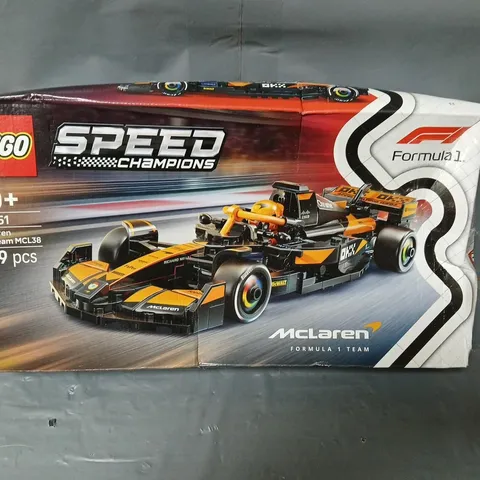 BOXED LEGO SPEED CHAMPIONS FORMULA 1 MCLAREN F1 TEAM MCL38