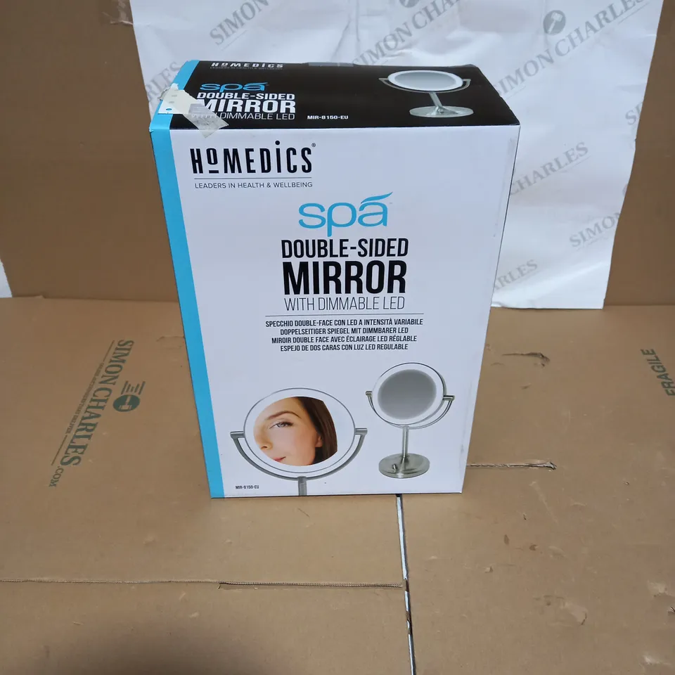 BOXED HOMEDICS SPA DOUBLE SIDED MIRROR MIR-8150-EU
