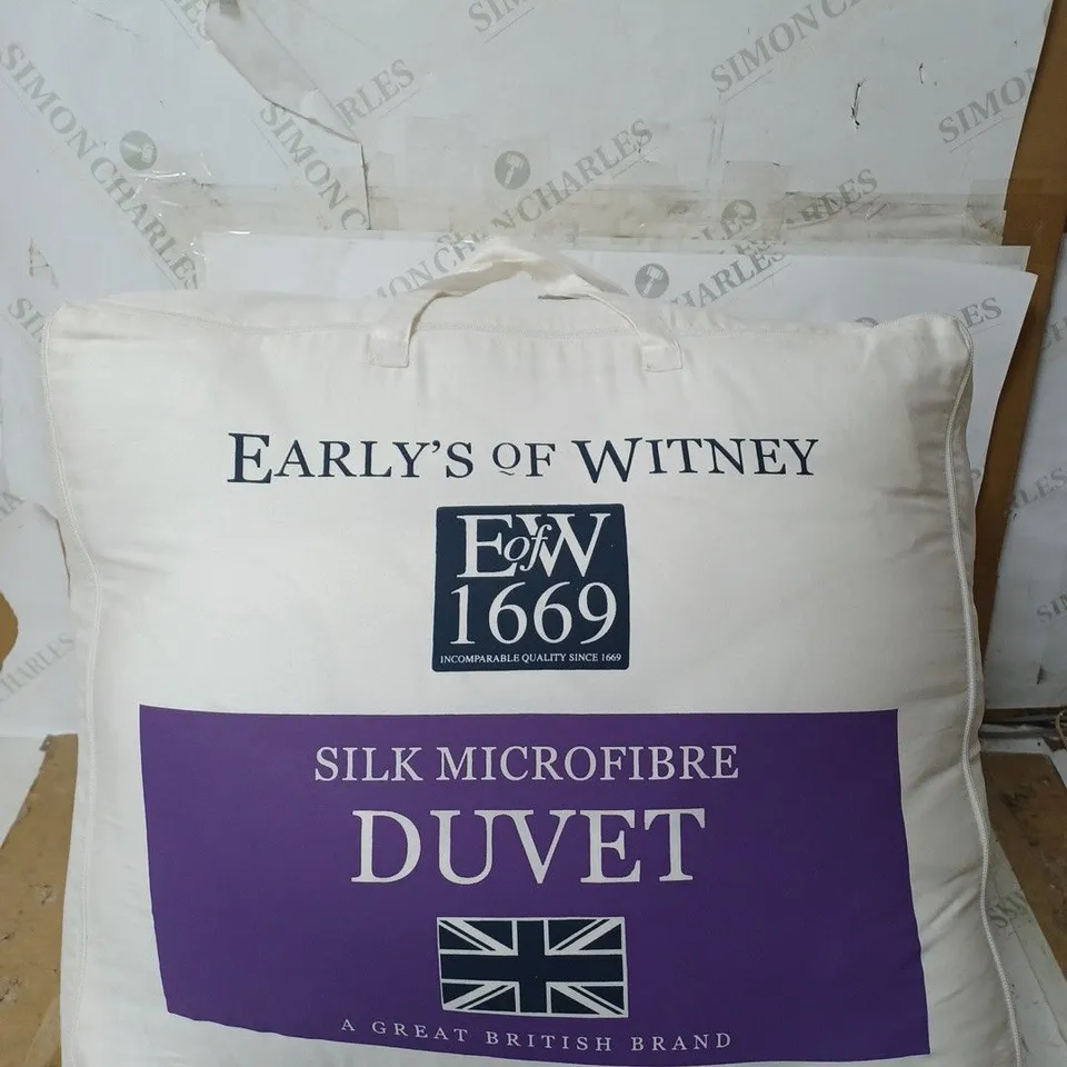 EARLYS OF WITNEY EW OF 1669 SILK MICROFIBRE DUVET - KING SIZE