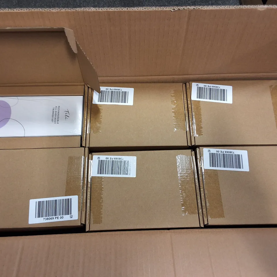 LOT OF 30 BRAND NEW TILI RECHARGABLE ALL OVER BODY TRIMMERS SETS