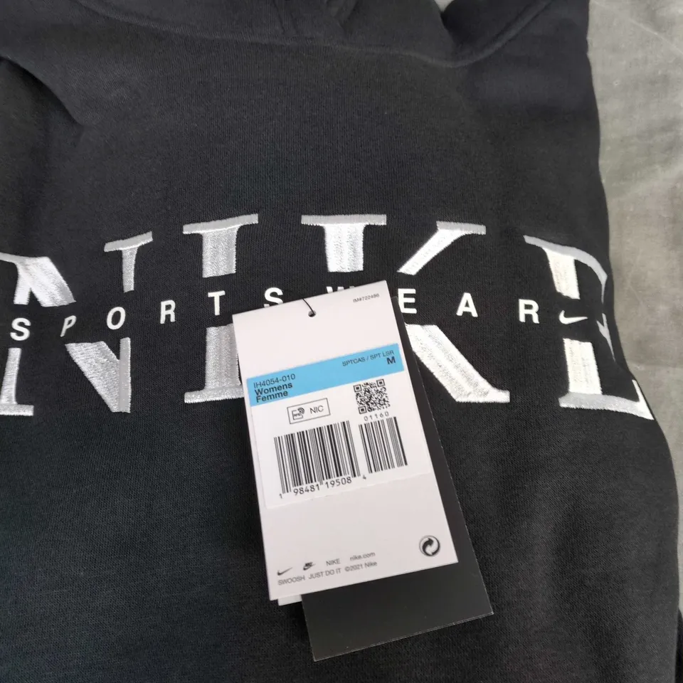 NIKE SPORTSWEAR WOMEN'S HOODIE – BLACK UK M