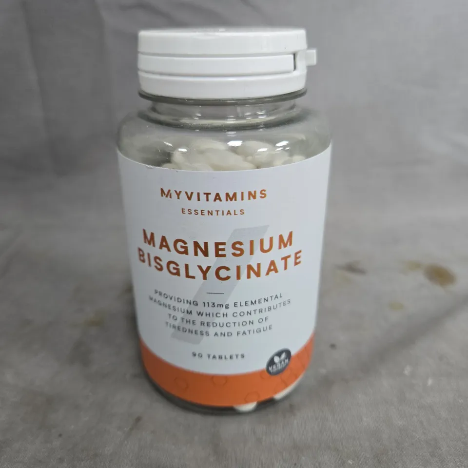 MY VITAMINS ESSENTIALS MAGNESIUM BISGLYCINATE – 90 TABLETS