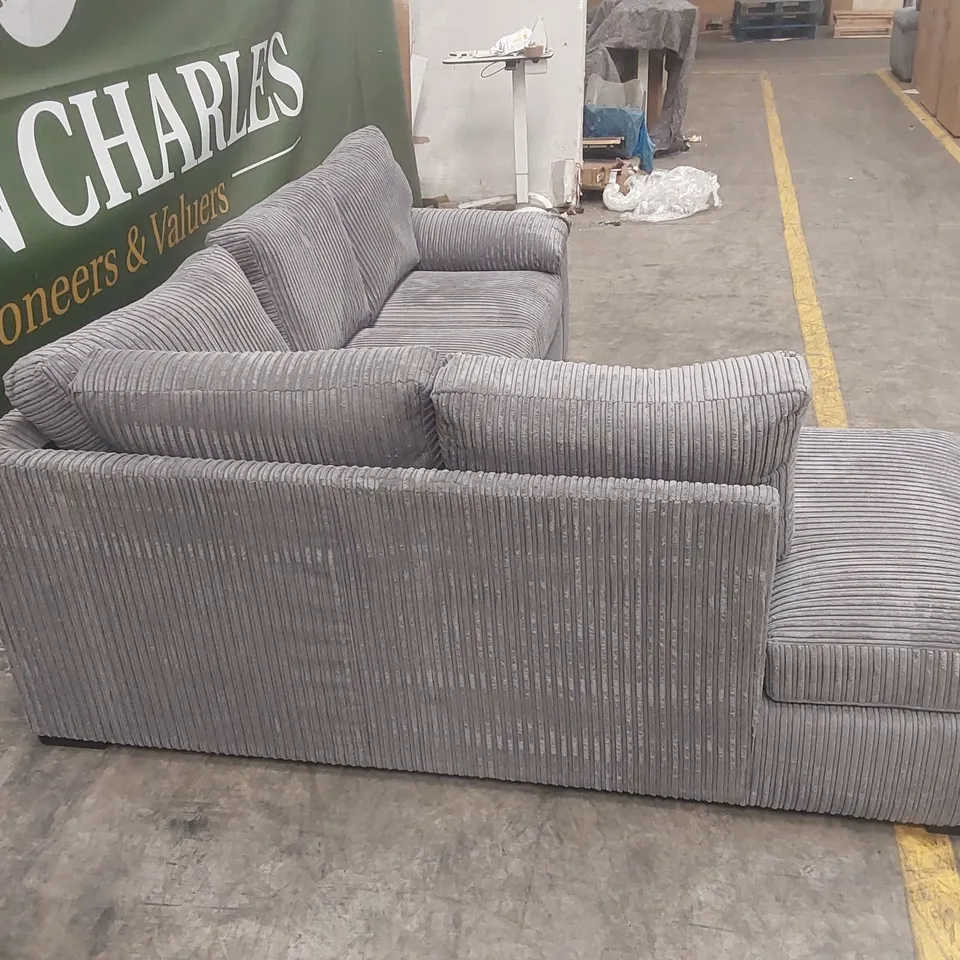 AMALFI STANDARD BACK LEFT HAND FABRIC CORNER CHAISE SOFA RRP £949