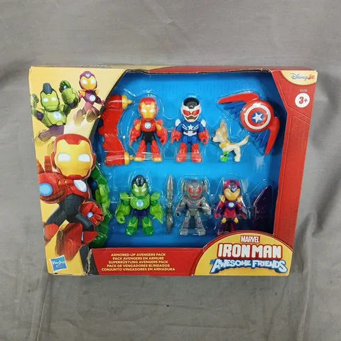 HASBRO MARVEL IRON MAN AWESOME FRIENDS ARMORED-UP AVENGERS PACK BOXED (3+)