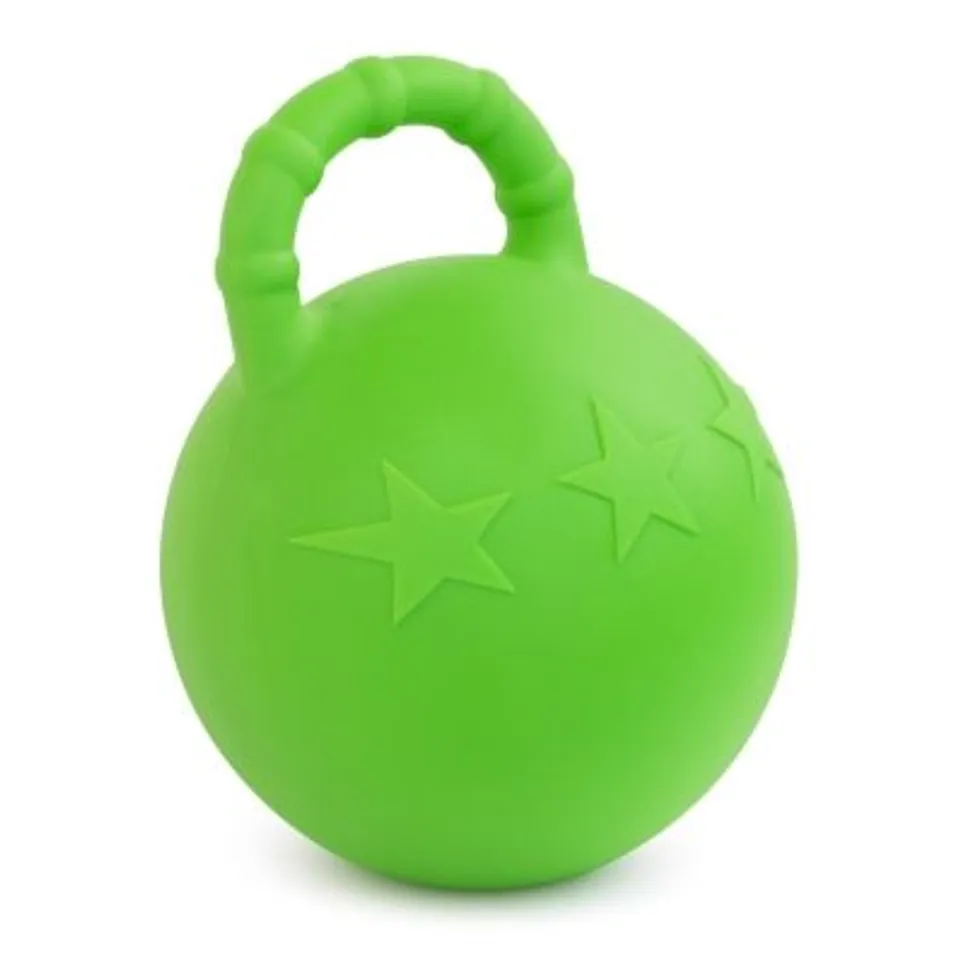 BOXED OYPLA COCO EQUESTRIAN 10 INCH GREEN HORSE PLAY BALL STABLE PADDOCK TOY
