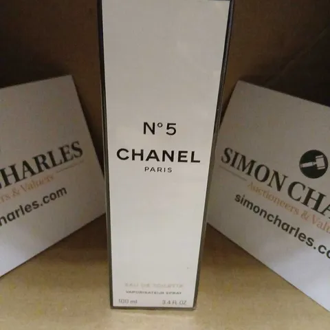 BOXED AND SEALED CHANEL NO 5 EAU DE TOILETTE SPRAY 100ML 