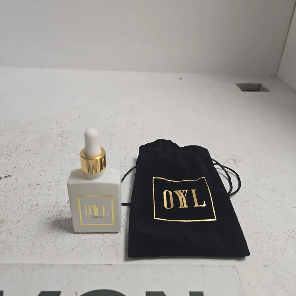 OYYL HAIR OIL – BOTTLE WITH DROPPER + BLACK DRAWSTRING POUCH
