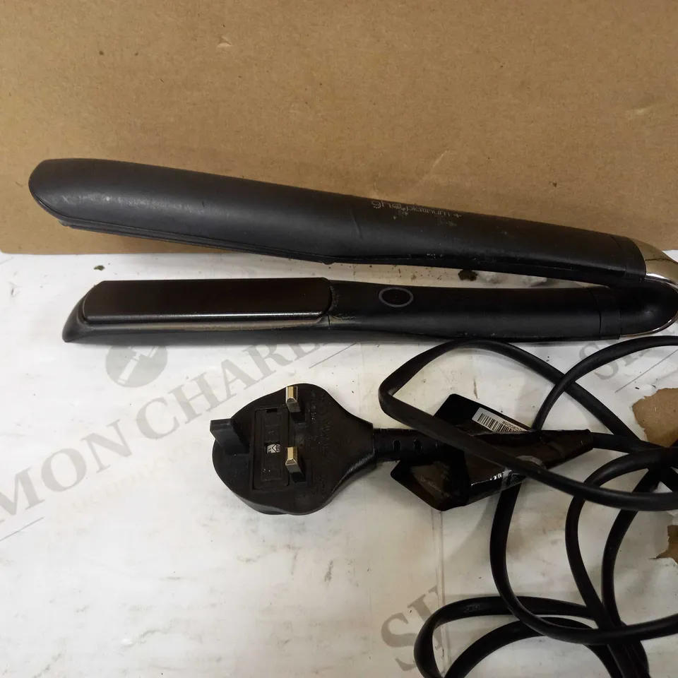 GHD PLATINUM+ STYLER BLACK PROFESSIONAL SMART HAIR STRAIGHTENERS