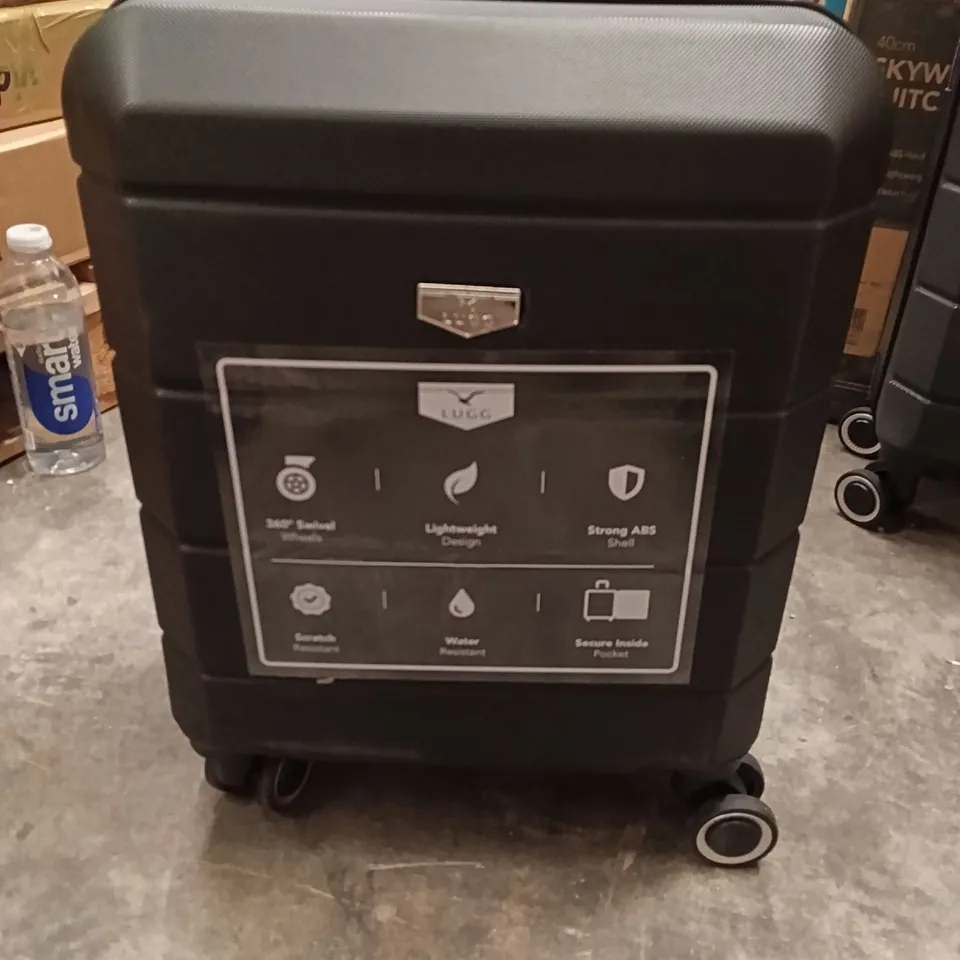 UNBOXED KEPLIN LUGG SMALL SIZE TRAVEL SUITCASE WITH WHEELS BLACK COLOUR 
