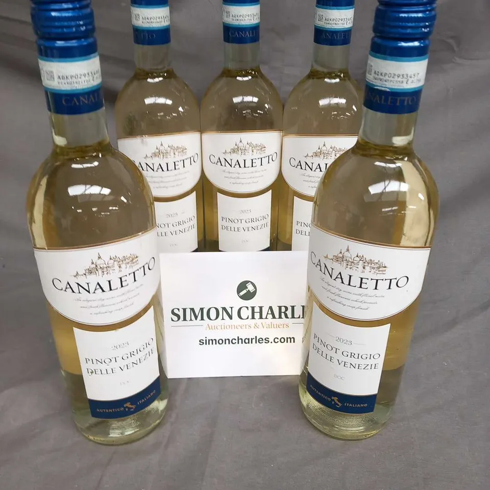 SEVEN BOTTLES OF CANALETTO PINOT GRIGIO DELLE VENEZIE DOC 12% VOL 75CL