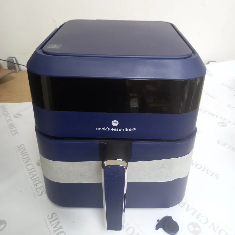 COOK'S ESSENTIALS 5.8L AIR FRYER IN NAVY