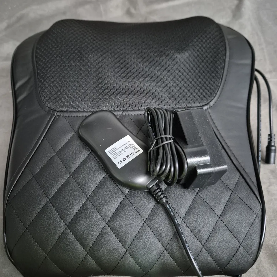 SHIATSU MASSAGE PILLOW WITH POWER ADAPTER – BOXED