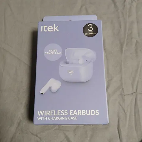 ITEK WIRELESS EARBUDS WITH CHARGING CASE