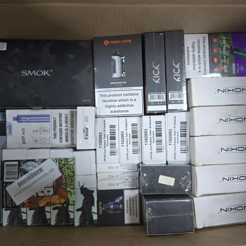 APPROXIMATELY 60 ASSORTED VAPES, E-CIGARETTES & ACCESSORIES TO INCLUDE SMOK, GEEKVAPE, ELEAF, ETC - COLLECTION ONLY