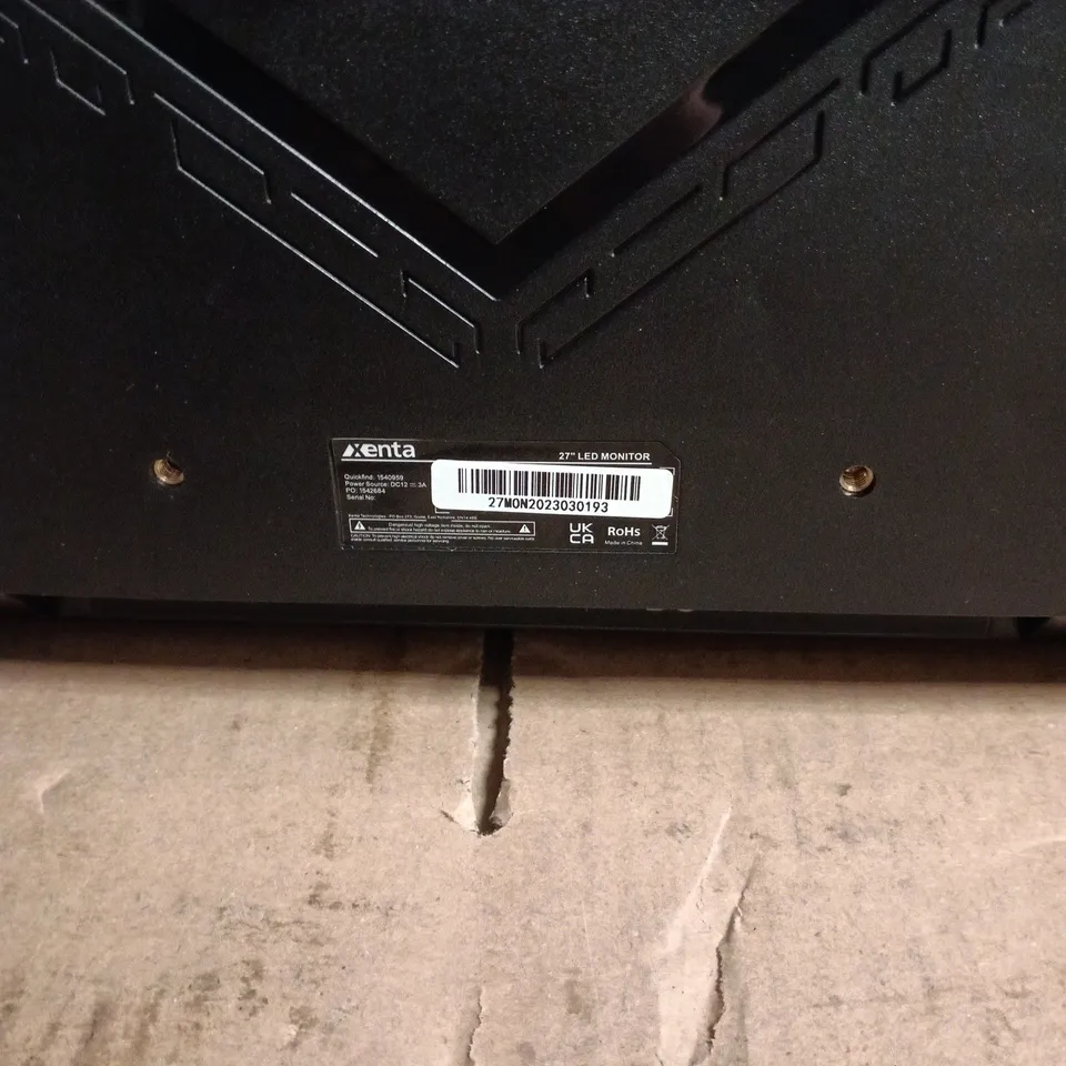 XENTA 27 INCH GAMING MONITOR FHD BOXED WITH ACCESSORIES