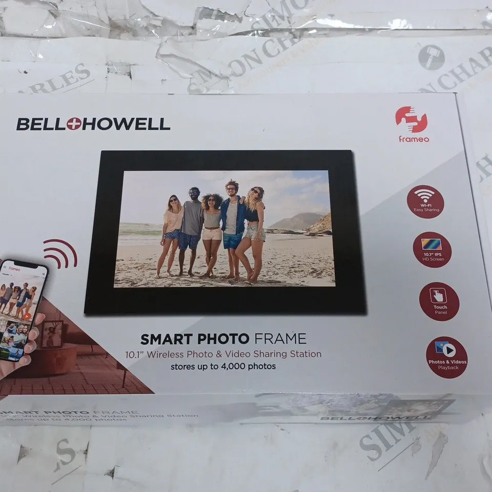 BELL HOWELL 10.1" SMART PHOTO FRAME