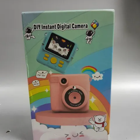 BOXED DIY INSTANT DIGITAL CAMERA IN BLUE