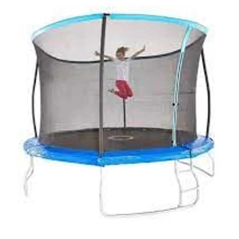 BOXED 12FT QUAD LOK GALVANISED STEEL TRAMPOLINE (1 BOX)