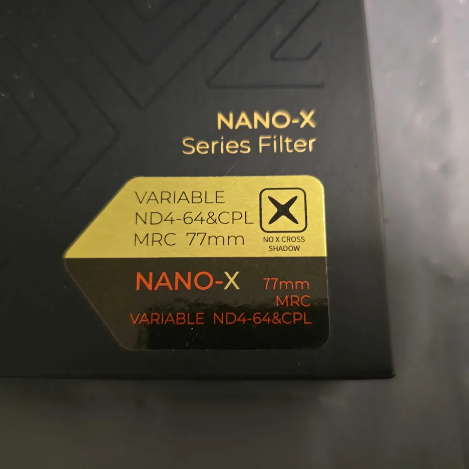 BOXED KAF CONCEPT 77MM NANO-X SERIES FILTER 
