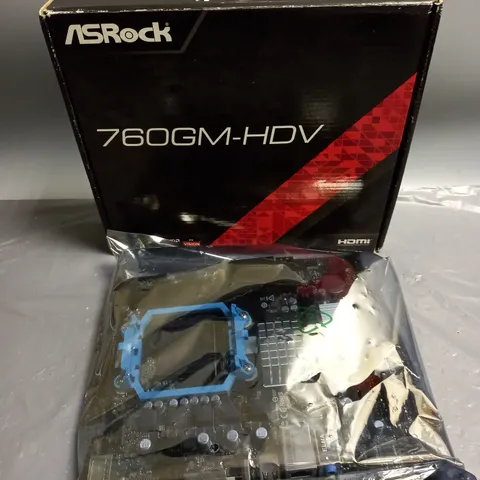 BOXED ASROCK 760GM-HDV MOTHERBOARD