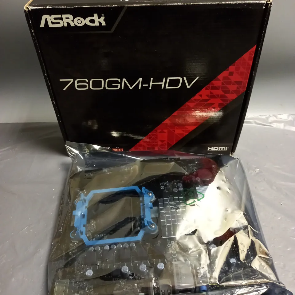 BOXED ASROCK 760GM-HDV MOTHERBOARD 