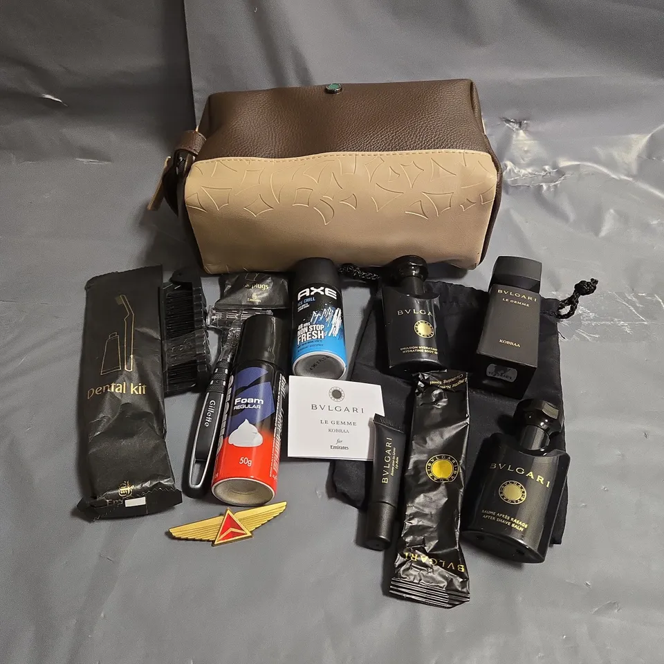BVLGARI TRAVEL KIT INCLUDING LE GEMME KOBRAA EAU DE PARFUM 30ML
