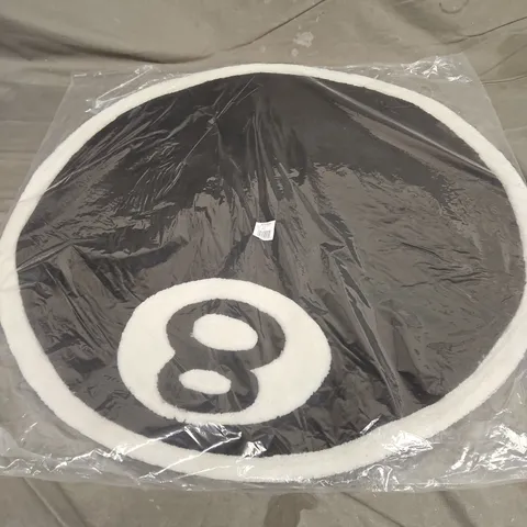 STUSSY 8 BALL RUG BLACK - COLLECTION ONLY 