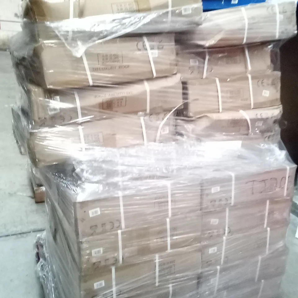PALLET OF 24 BOXED 3X8M LUXURY MARQUEE ROOF
