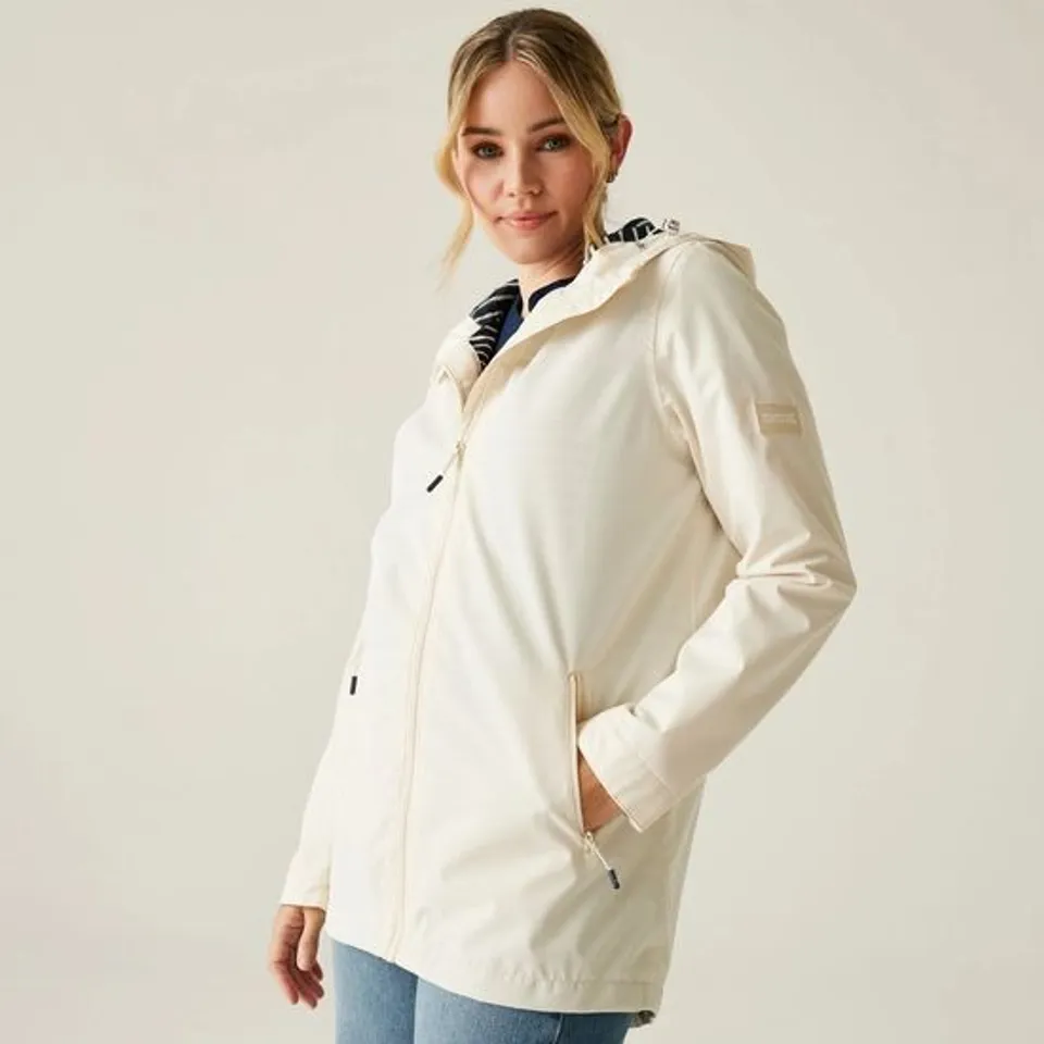 BRAND NEW REGATTA WOMEN'S BRIKA WATERPROOF JACKET IN LIGHT VANILLA - 8