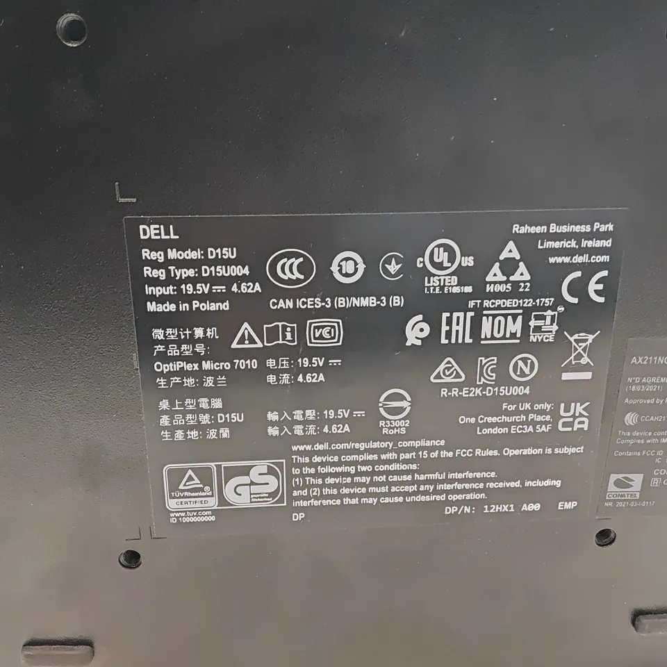 UNBOXED DELL OPTIPLEX D15U INTEL I-5 VPRO COMPUTER