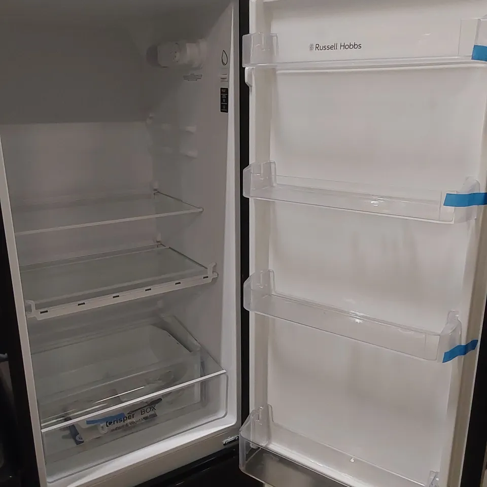 RUSSELL HOBBS FREESTANDING FRIDGE FREEZER BLACK, MODEL: RH54FF180B