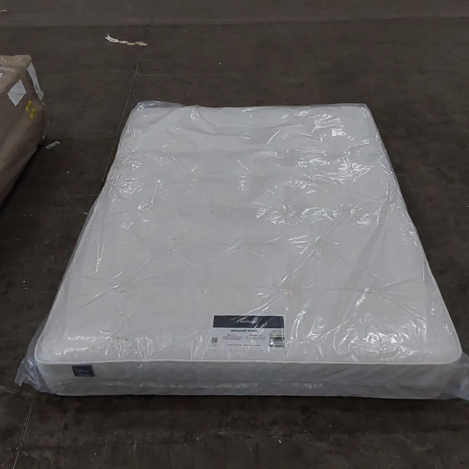 QUALITY BAGGED 5' KINGSIZE SILENTNIGHT ECO COMFORT MICROCOIL ORTHO MATTRESS