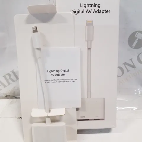 LOT OF 3 LIGHTNING DIGITAL AV ADAPTER 