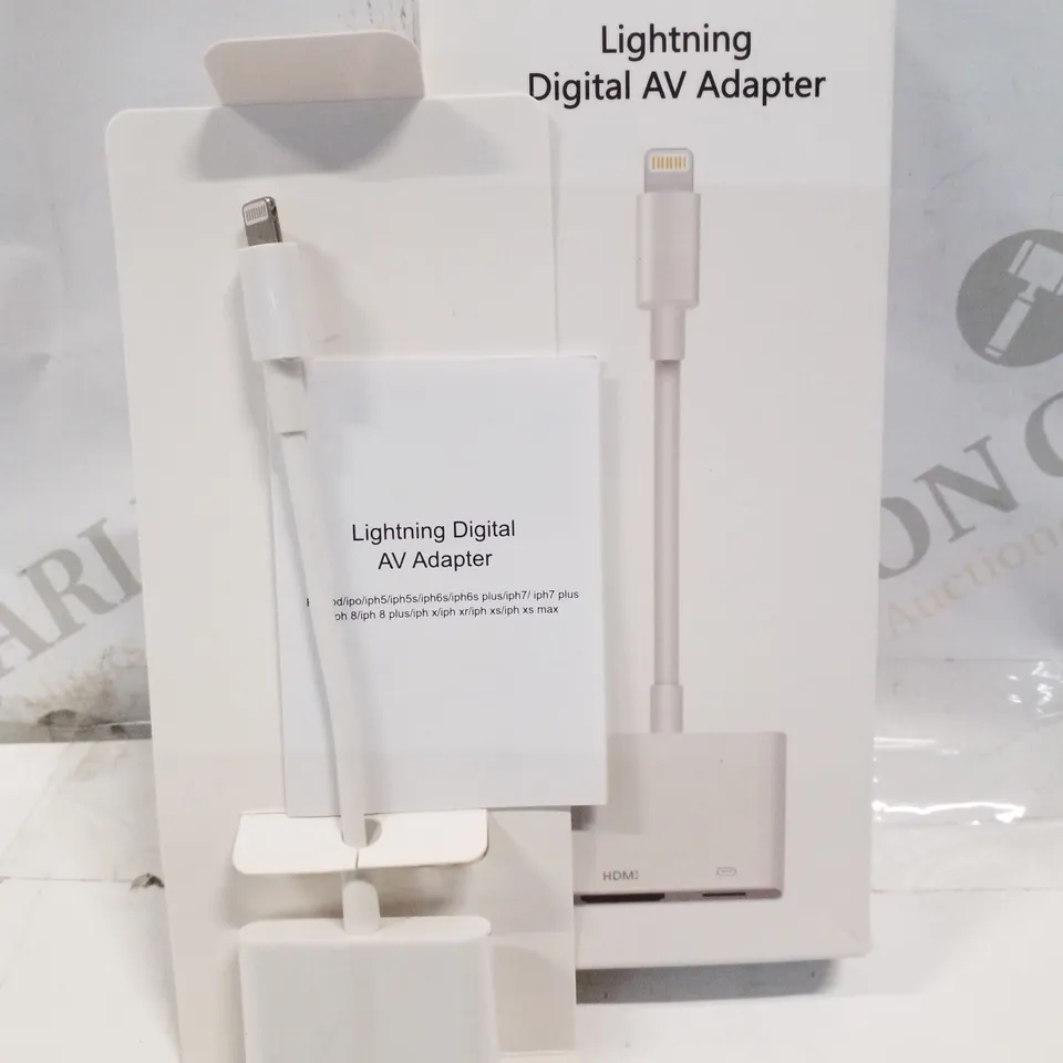 LOT OF 3 LIGHTNING DIGITAL AV ADAPTER 