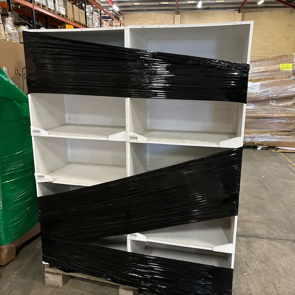 PALLET TO CONTAIN 5X WOODEN SHOP DISPLAY SHELVES