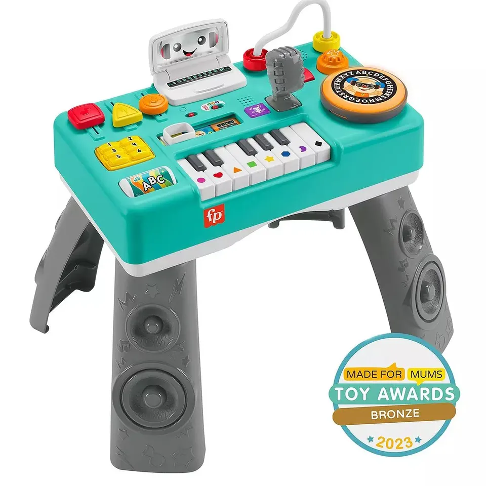 FISCHER PRICE MIX & LEARN DJ TABLE MUSICAL ACTIVITY TOY RRP £54.99