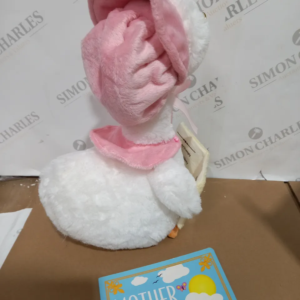 CUDDLE BARN ANIMATED NURSERY RHYME MOTHER GOOSE WITH BOOK