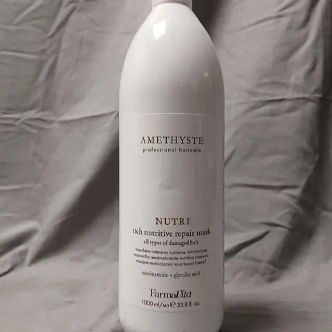 FARMAVITA AMETHYSTE NUTRI RICH NUTRITIVE REPAIR MASK 1000 ML – HAIR CARE