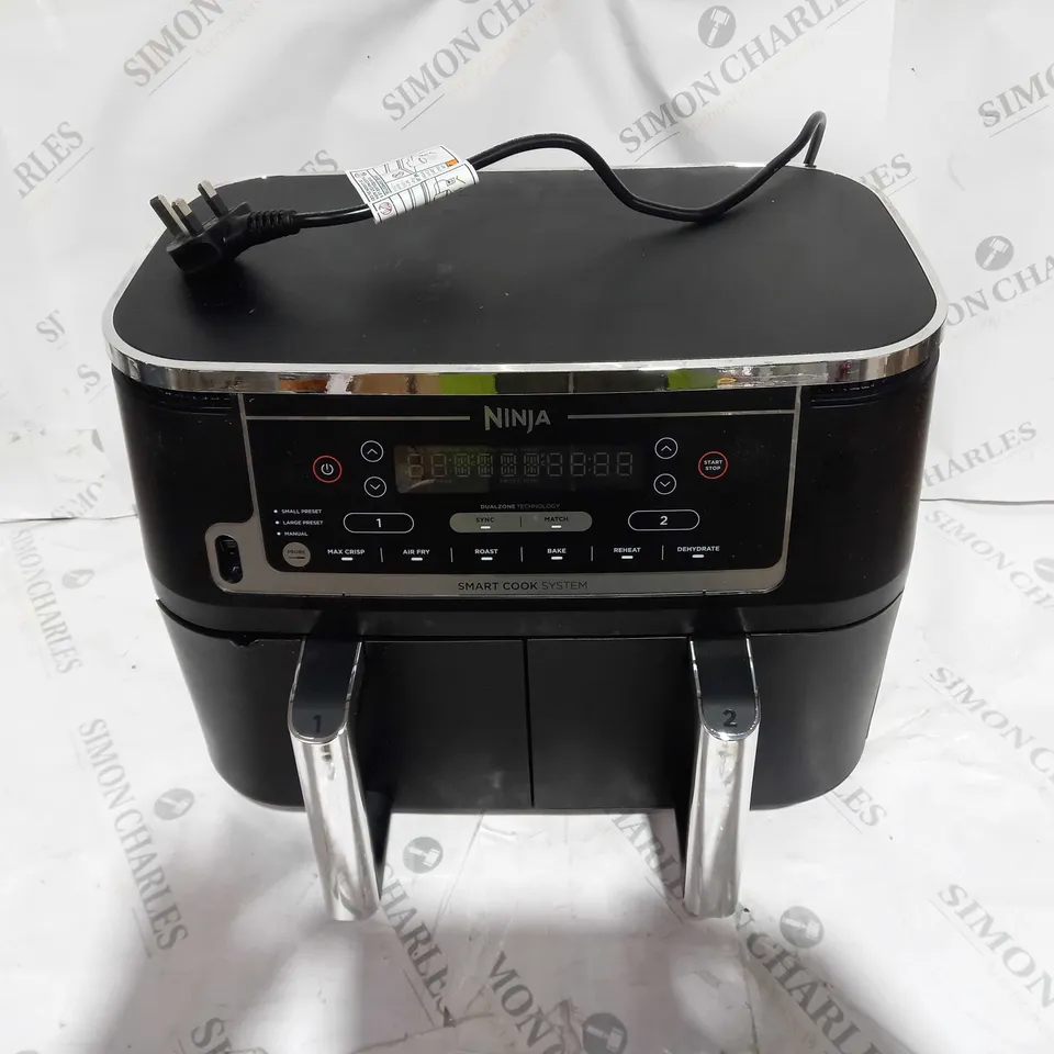 BOXED NINJA FOODI MAX 9.5L DUAL ZONE AIRFRYER AF451UK