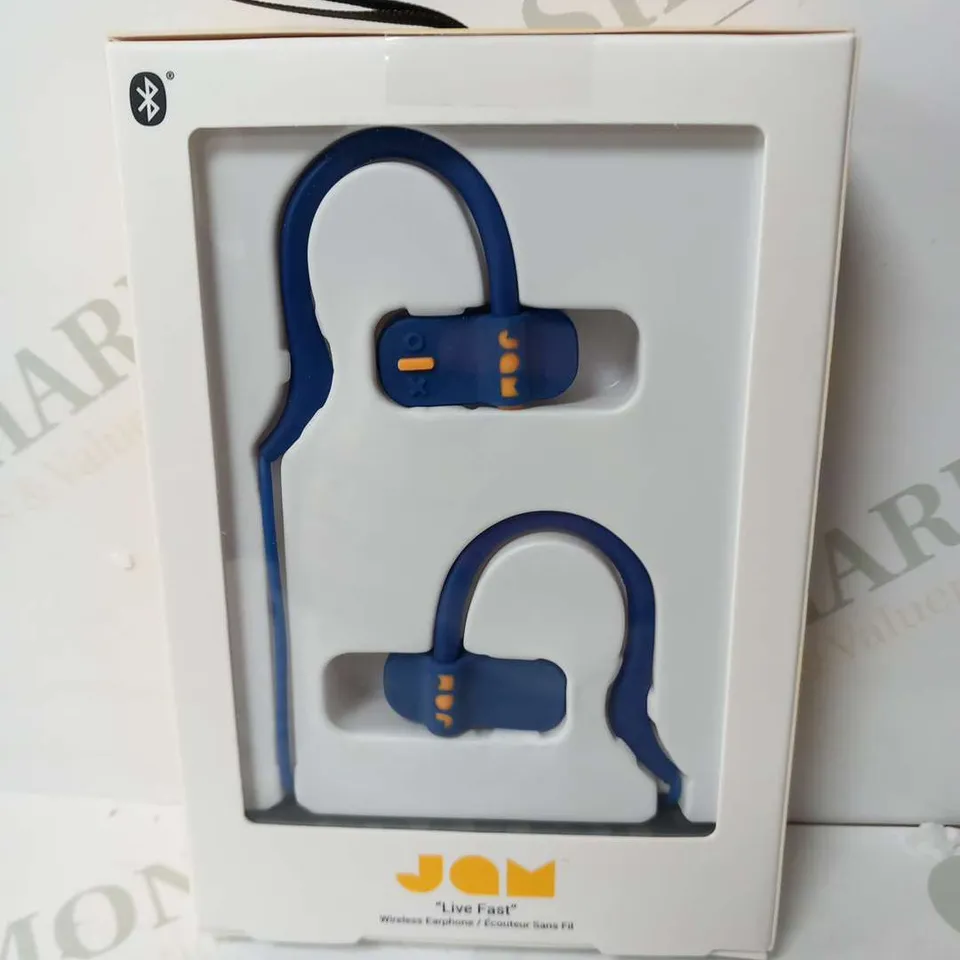 FOUR PAIRS OF BOXED JAM 'LIVE FAST' WIRELESS EARPHONES