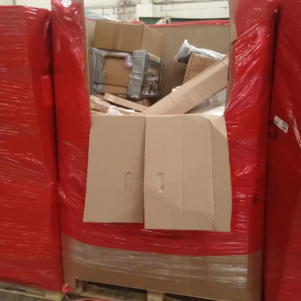 PALLET OF ASSORTED HOUSEHOLD GOODS AND PRODUCTS TO INCLUDE; COFFEE MACHINES, CONTACT GRILL, WET FOOD FEEDER ETC