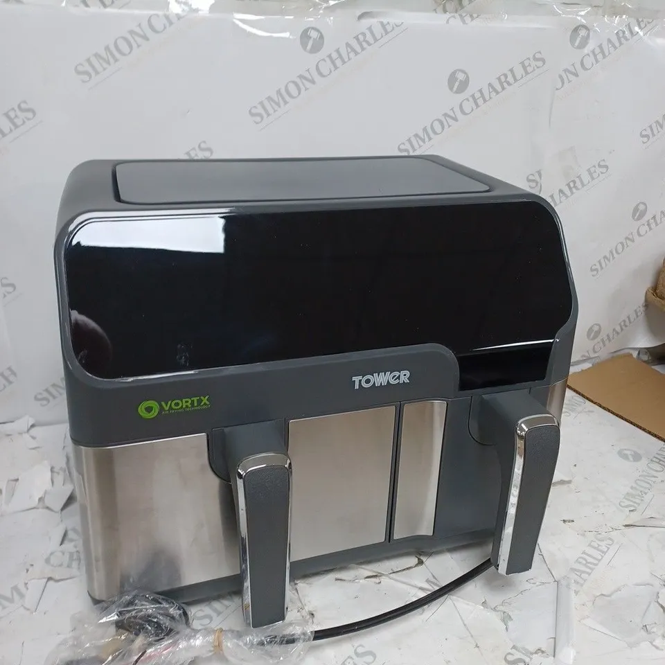 BOXED TOWER VORTEX T17099 ECO DUO DIGITAL AIRFRYER