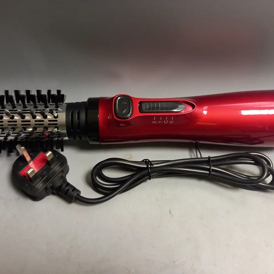 BOXED SHINY & BEAUTY 2-IN-1 PROFESSIONAL HOT AIR STYLER RED