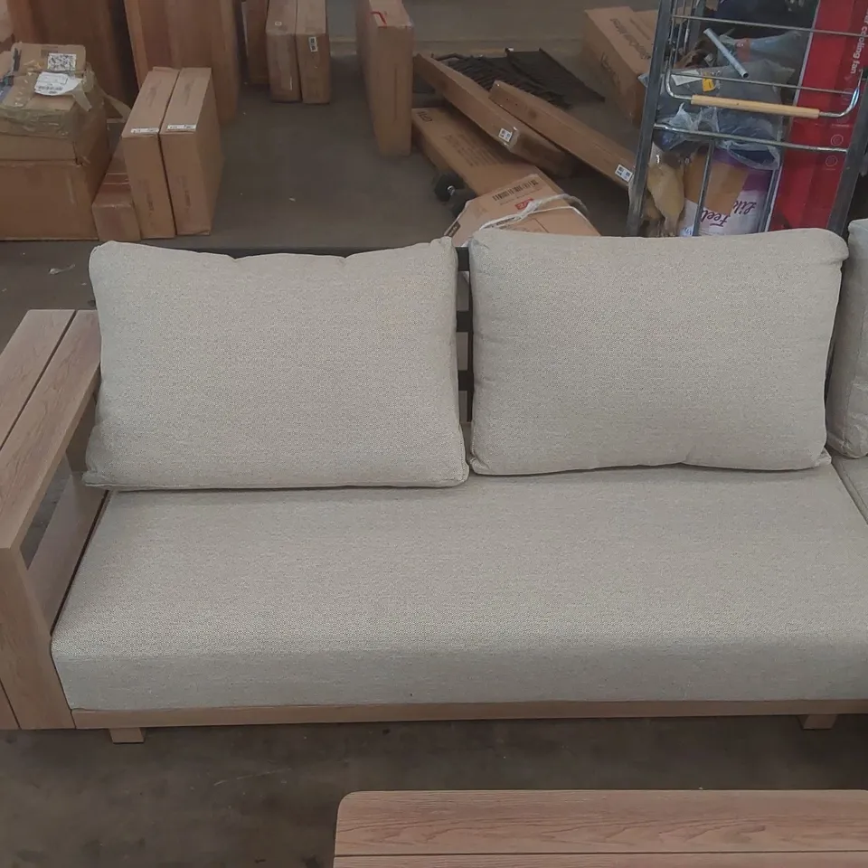 DARLINGTON WOODLOOK CORNER SET WITH COFFEE TABLE