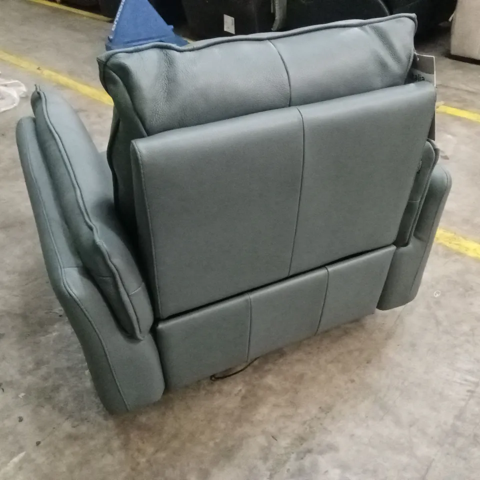 QUALITY DESIGNER ITALIAN MADE BOLZANO ELECTRIC RECLINER LEATHER ARMCHAIR