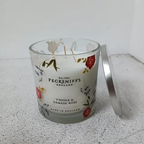 6 PECKSNIFF'S DAMASK ROSE & FREESIA CANDLES