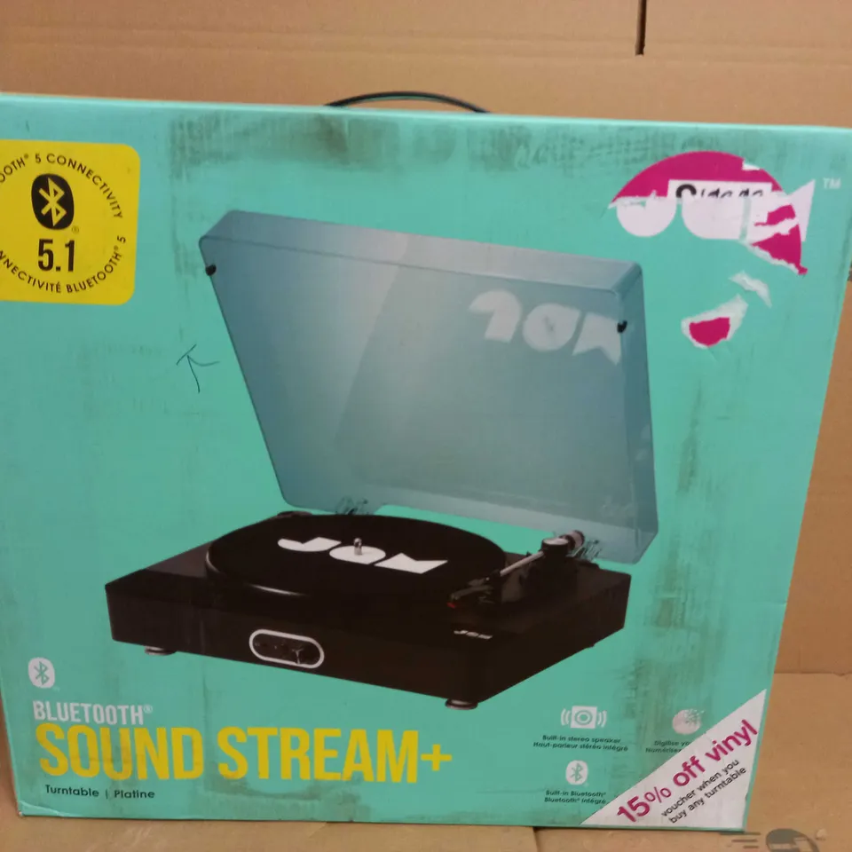 JAM BLUETOOTH SOUND STREAM+ TURNTABLE