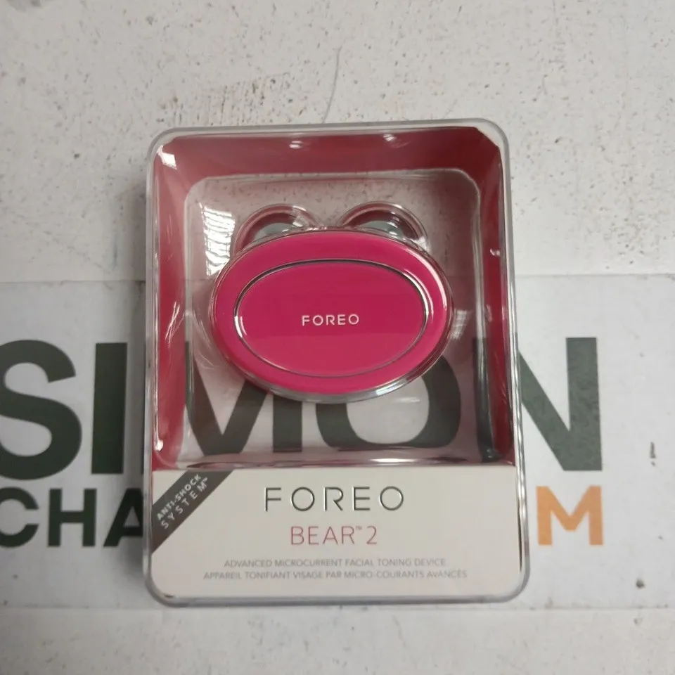 FOREO BEAR 2 ADVANCED MICROCURRENT FACIAL TONING DEVICE – PINK