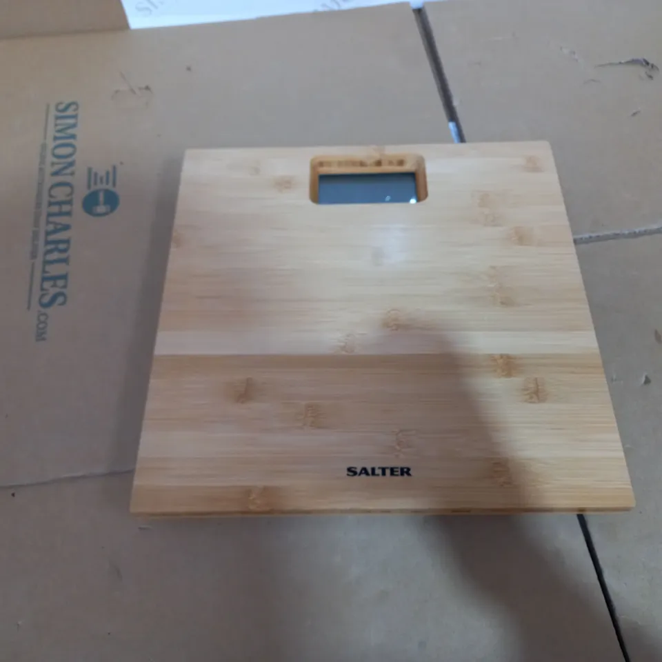SALTER BAMBOO ELECTRONIC SCALE